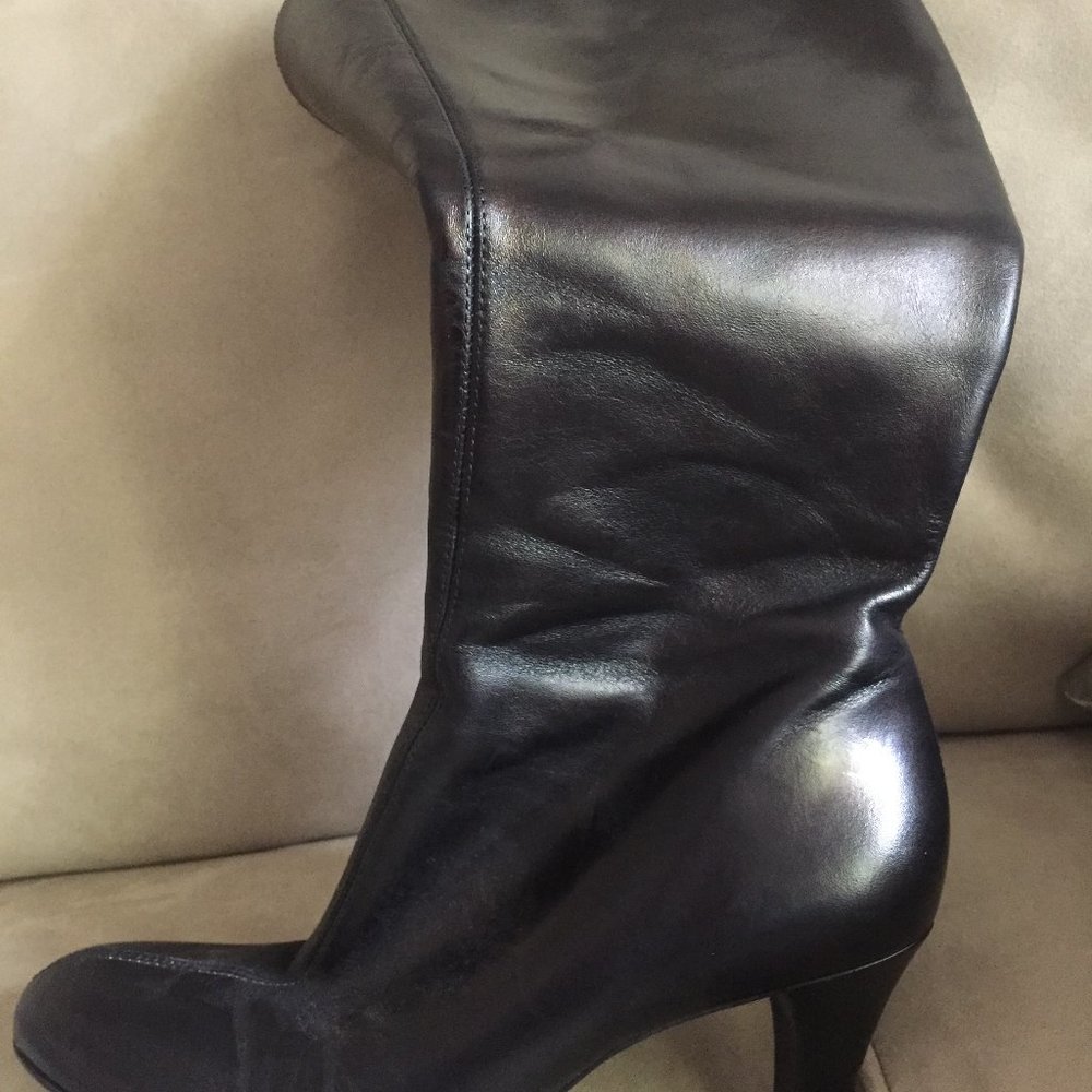 Black high boots